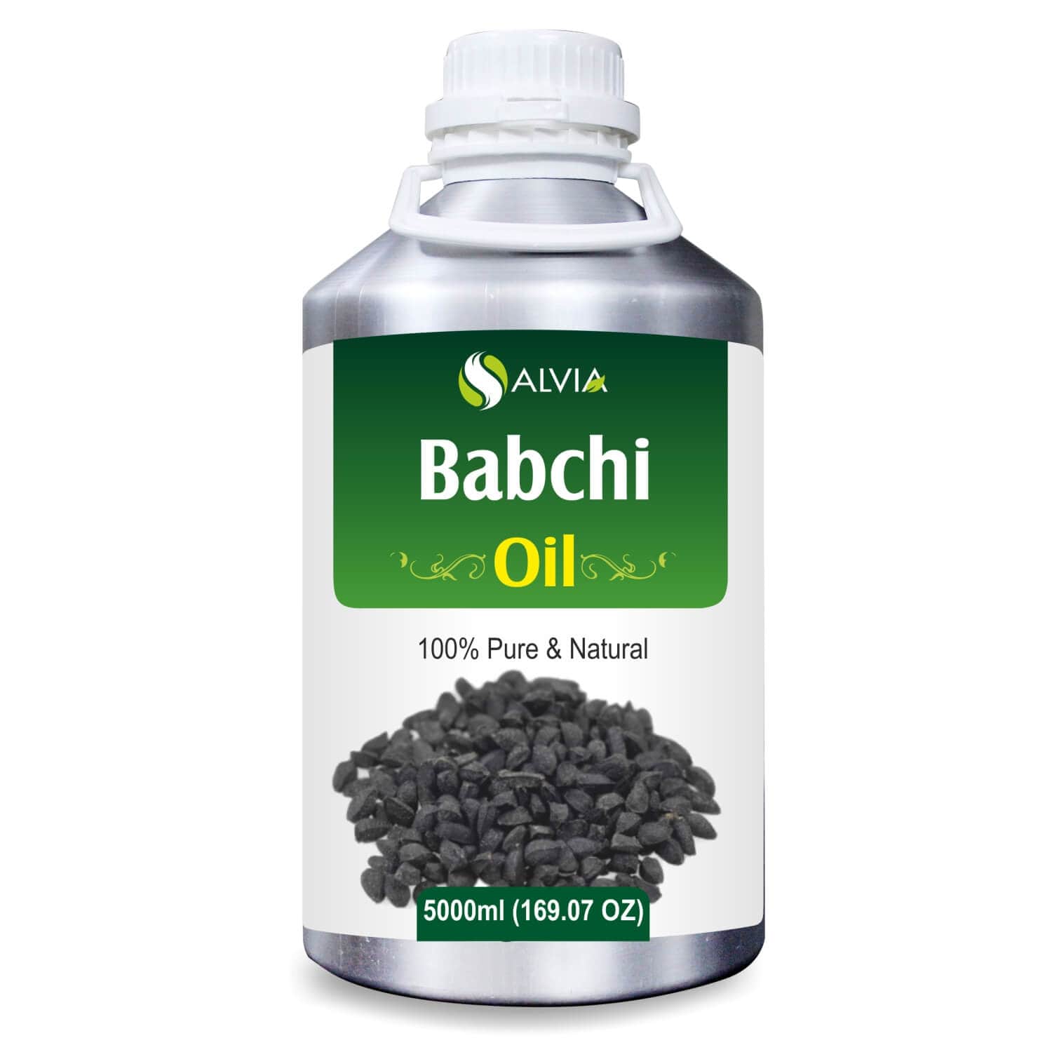 Salvia Natural Essential Oils 5000ml Babchi  Oil (Psoralea Corylifolia) 100% Pure Natural Essential Oil